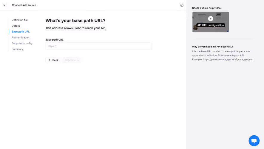 Blobr Add API Source