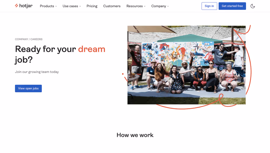 Hotjar Careers Page