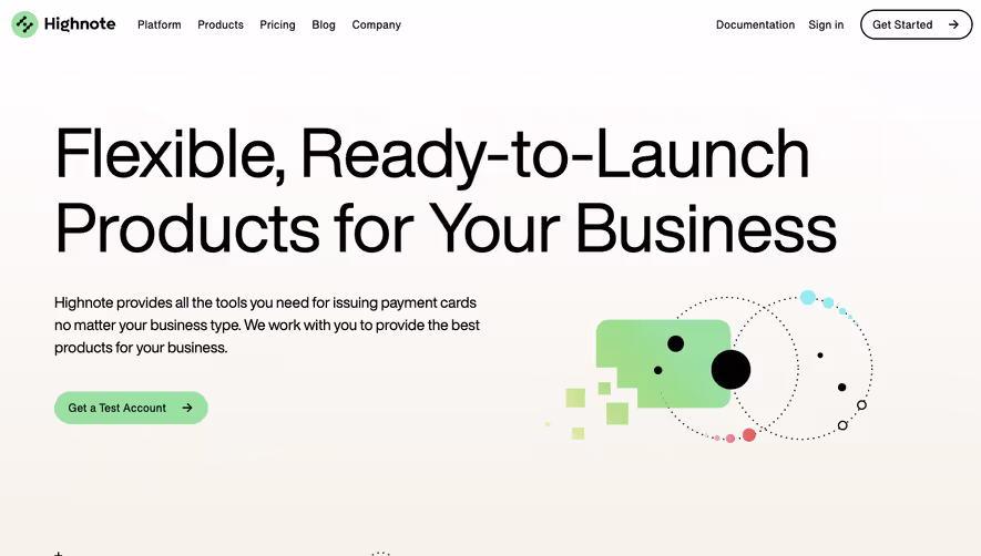 Highnote Features Page