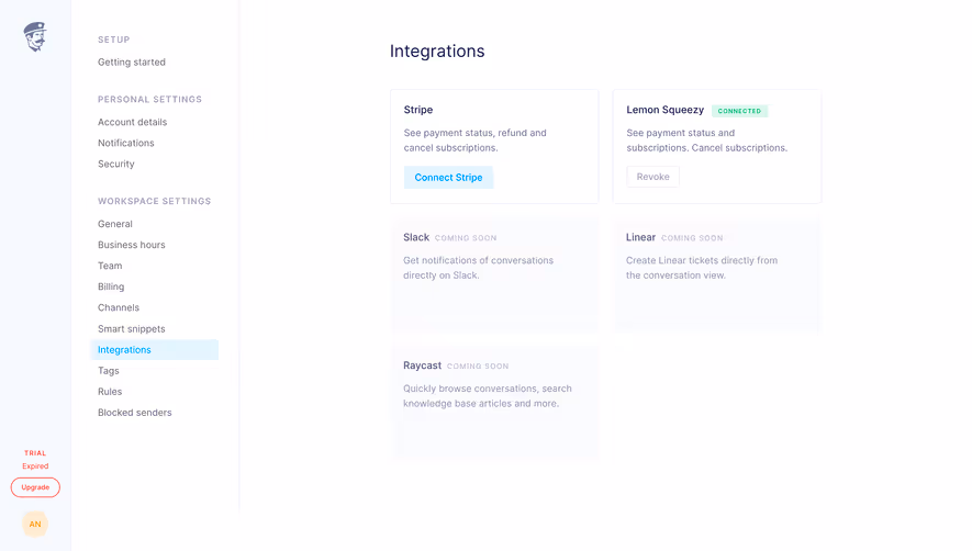 Fernand Integrations