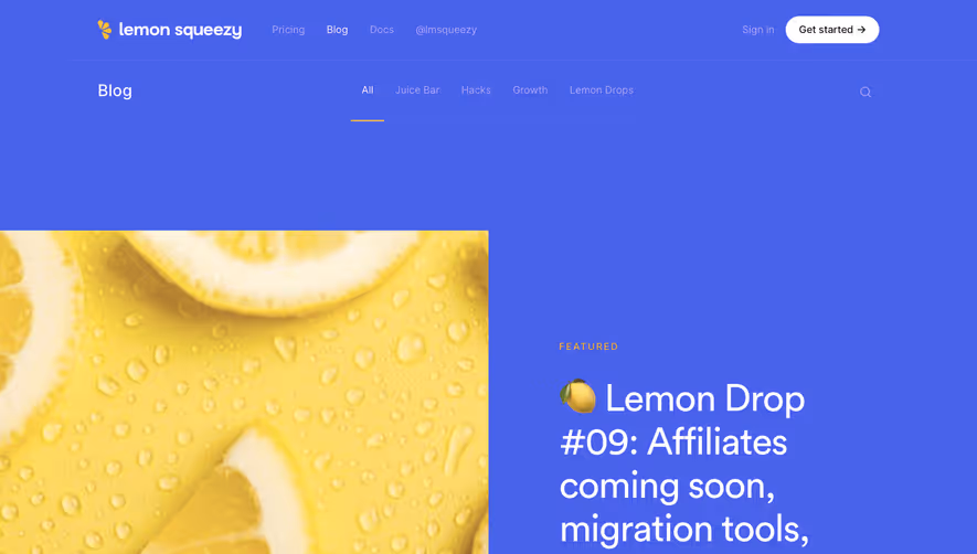 Lemon Squeezy Blog Feed