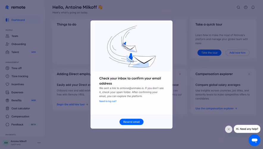 Remote Email Address Verification