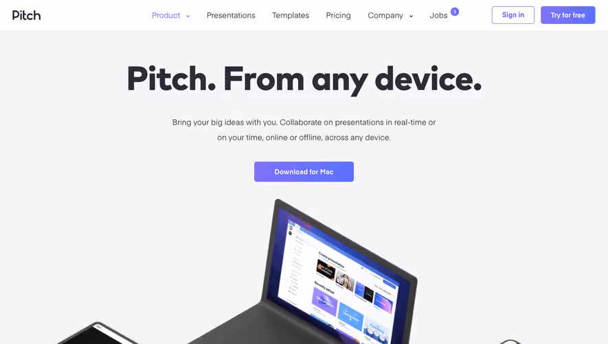 Pitch Download Page