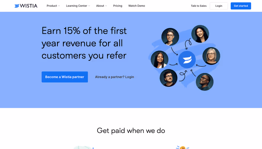 Wistia Affiliate Page