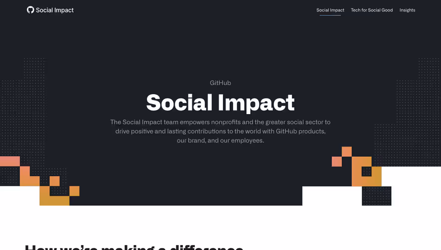 GitHub ithub Social Impact