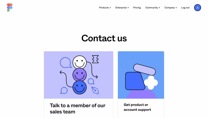 Figma Contact Page