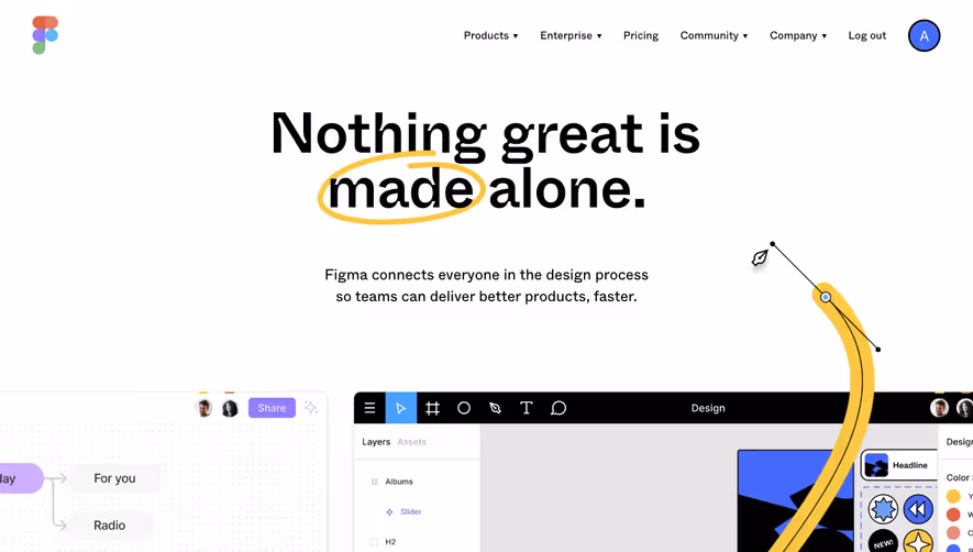 Figma Landing Page