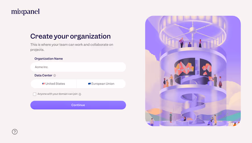 Mixpanel Account Setup