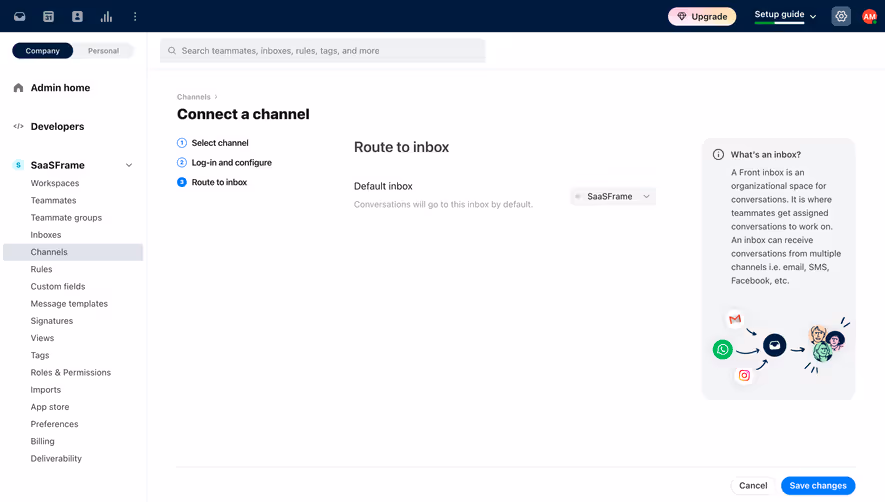 Front Connect A Channel
