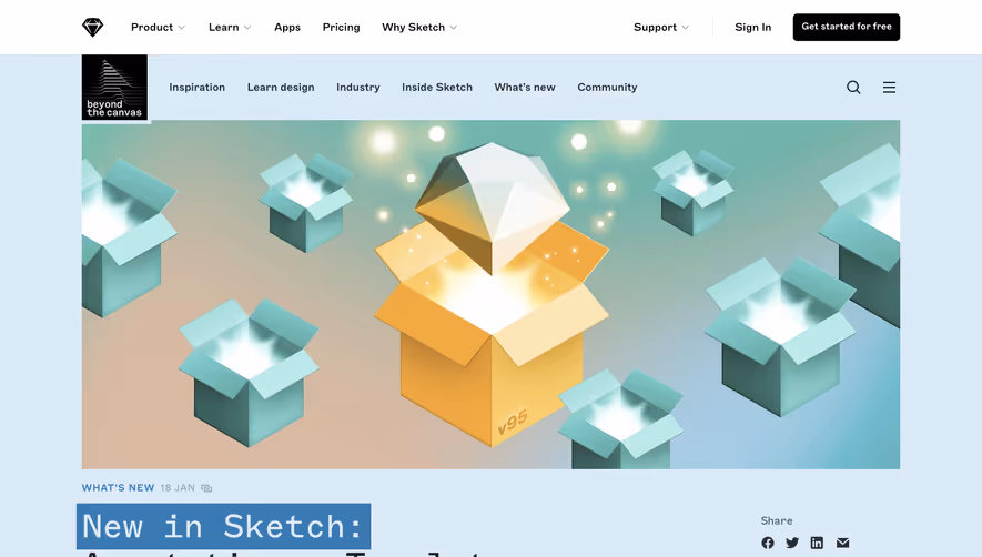 Sketch Blog Template