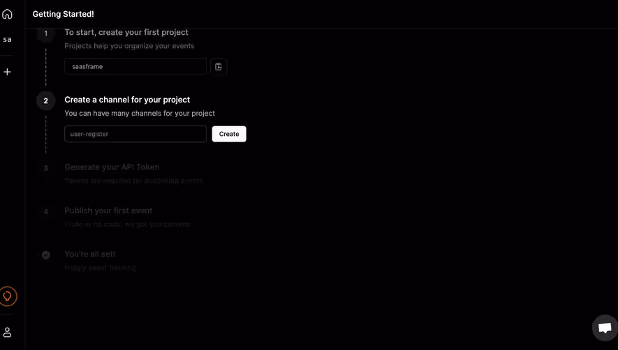 Logsnag User Onboarding