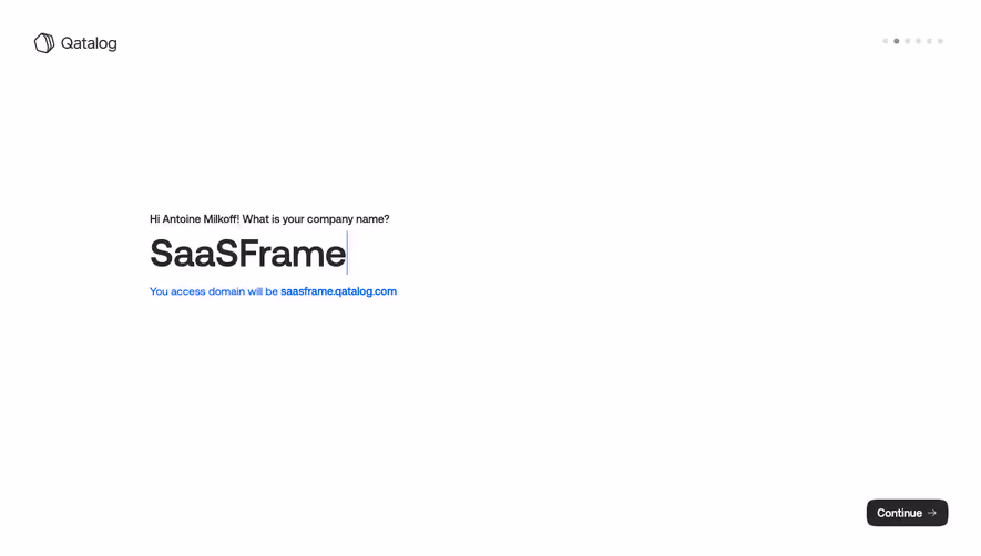 Qatalog Name Your Company