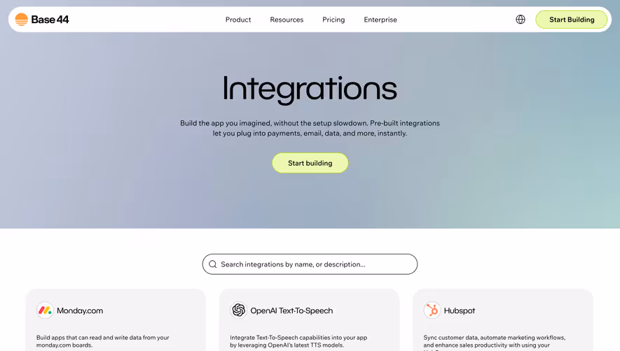 Base44 Integrations Library