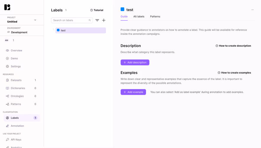Lettria Create A Label