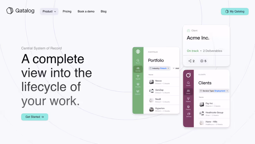 Qatalog Features Page