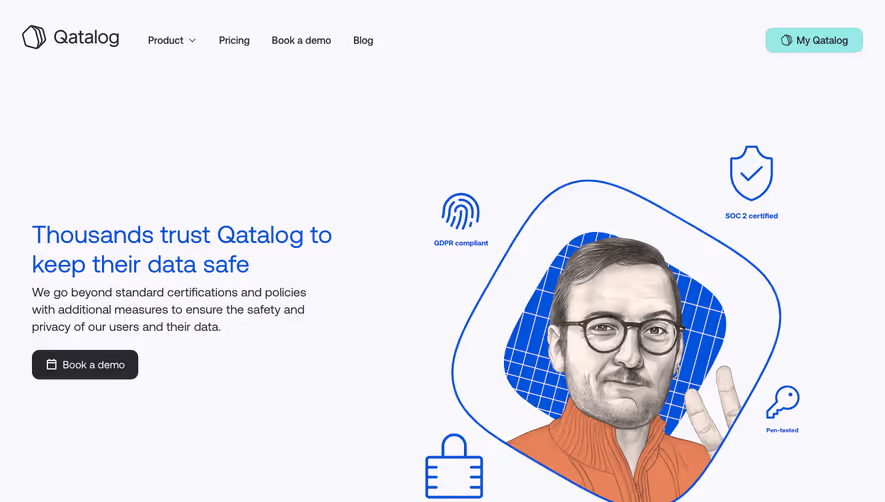 Qatalog Security Page
