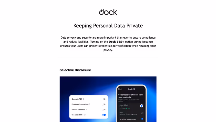 Dock Onboarding Email