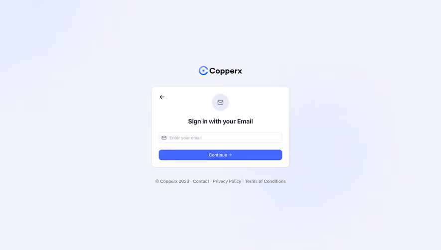 Copperx Signup