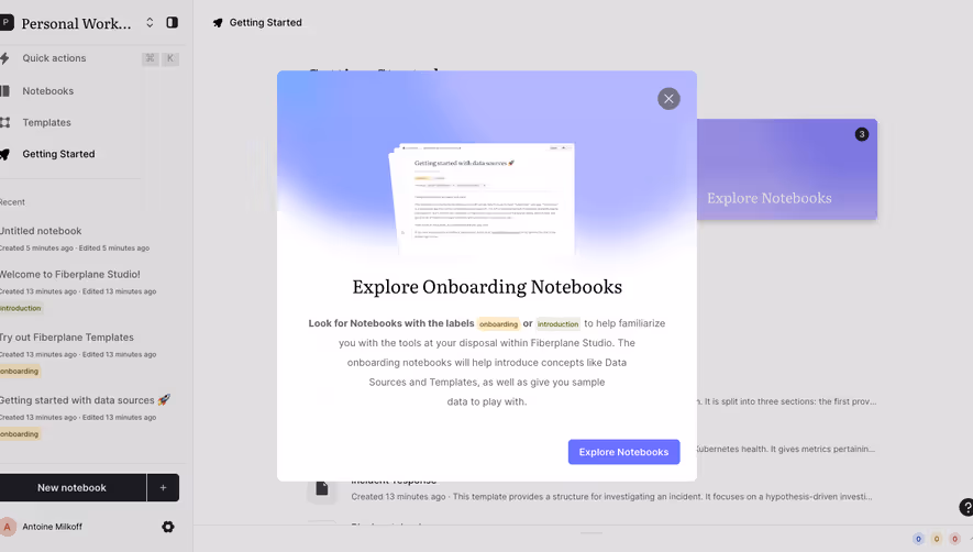 Fiberplane User Onboarding
