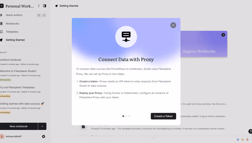 Fiberplane User Onboarding