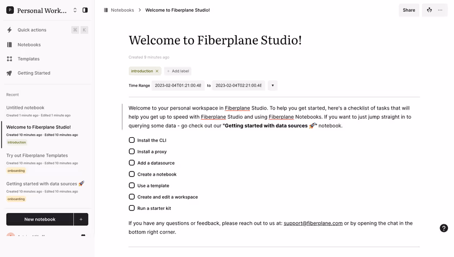 Fiberplane Text Editor