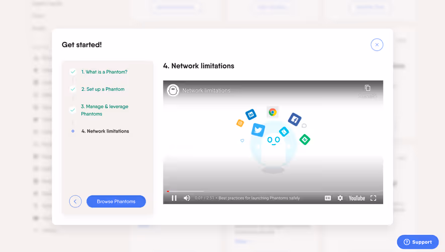 Phantombuster User Onboarding