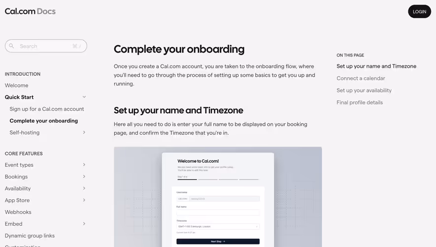 Cal.com Documentation