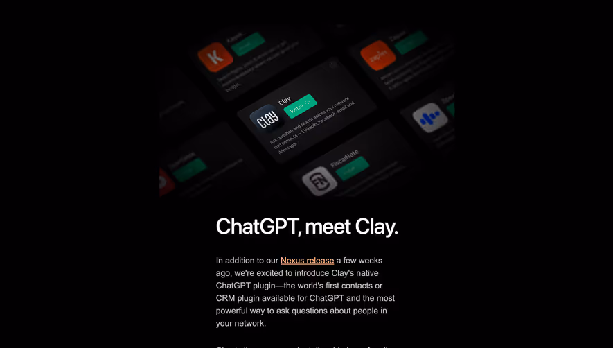 Clay Announcement Emails