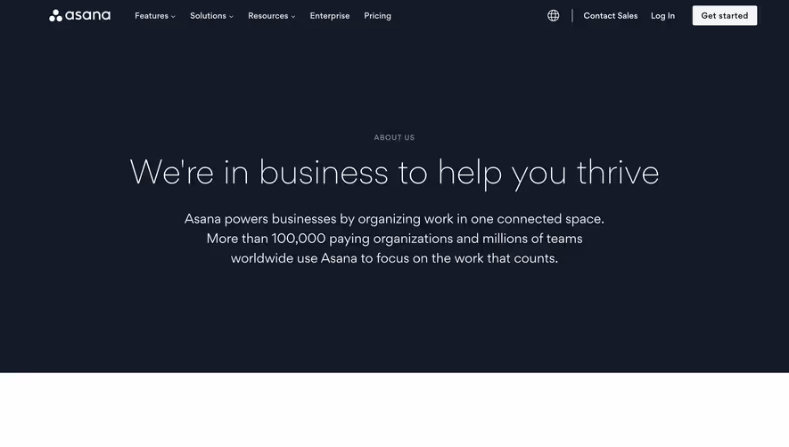 Asana About Page