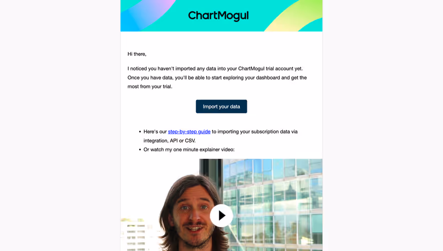 ChartMogul Activation Emails