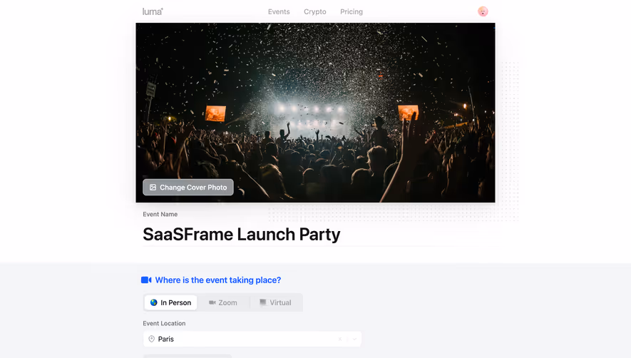 Luma Create An Event