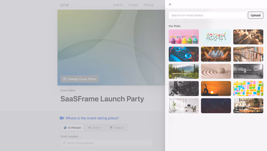 Luma Create An Event