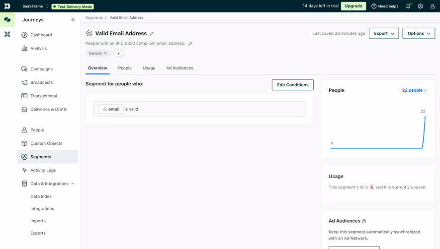 Customer.io Segment Overview