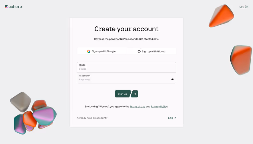 Cohere Signup