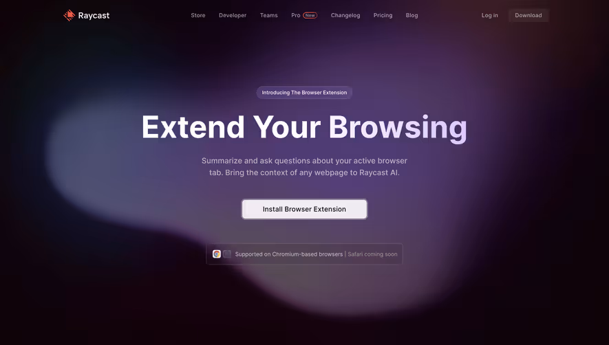 Raycast Download Page