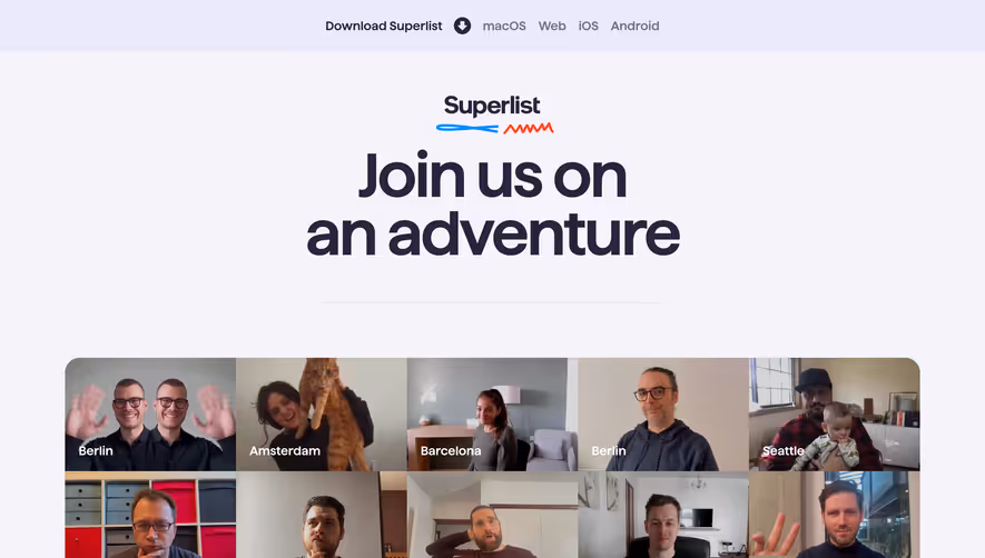 Superlist Careers Page