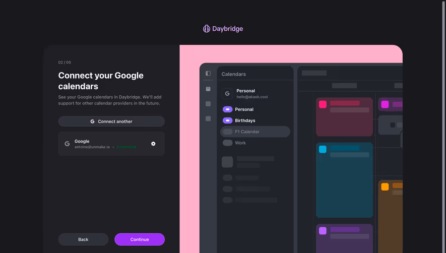 Daybridge User Onboarding