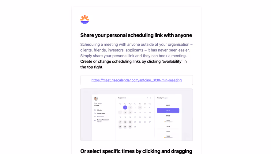 Rise Onboarding Email