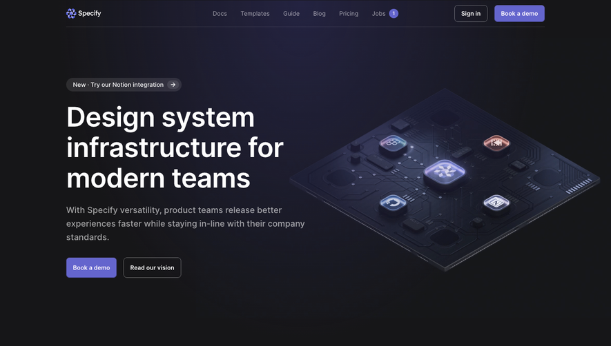 Specify Landing Page