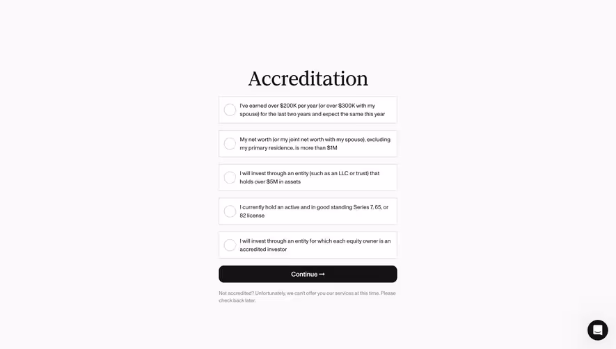 Sandhill Markets Account Setup
