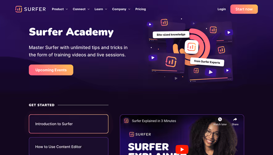 Surfer SEO Academy