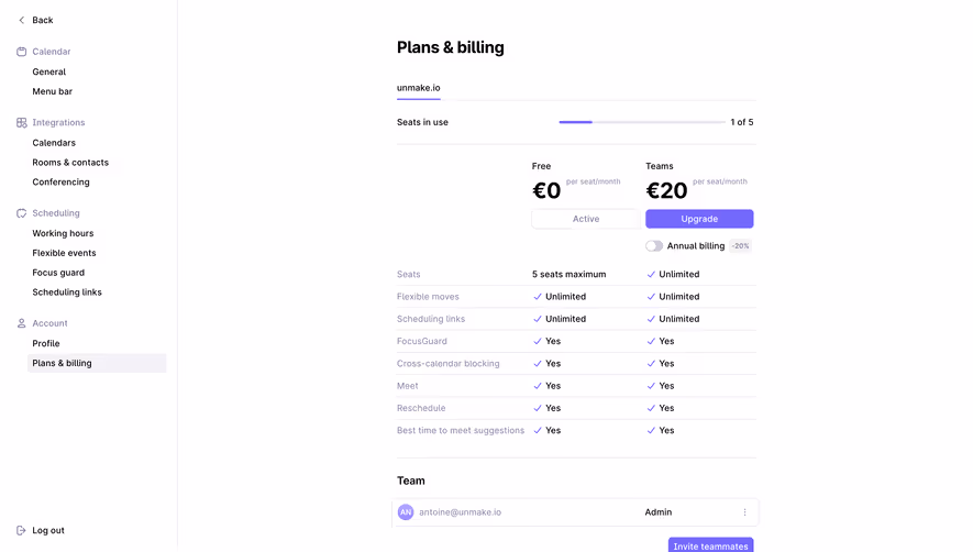 Rise Plans & Billing