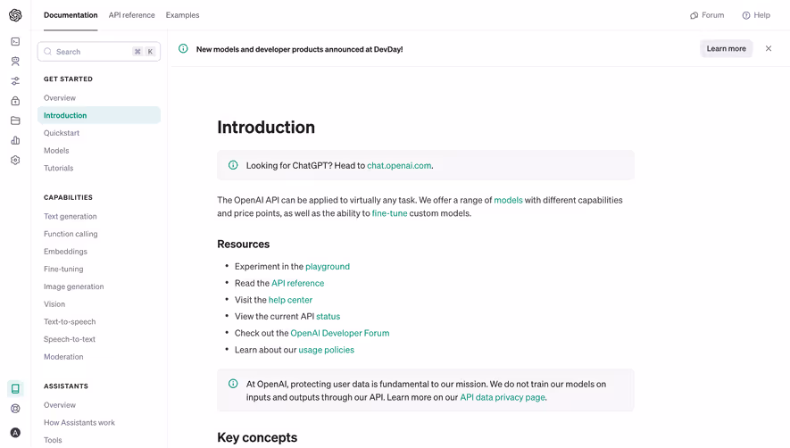 OpenAI Documentation
