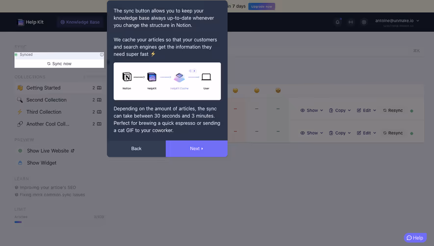 Help Kit Product Tour