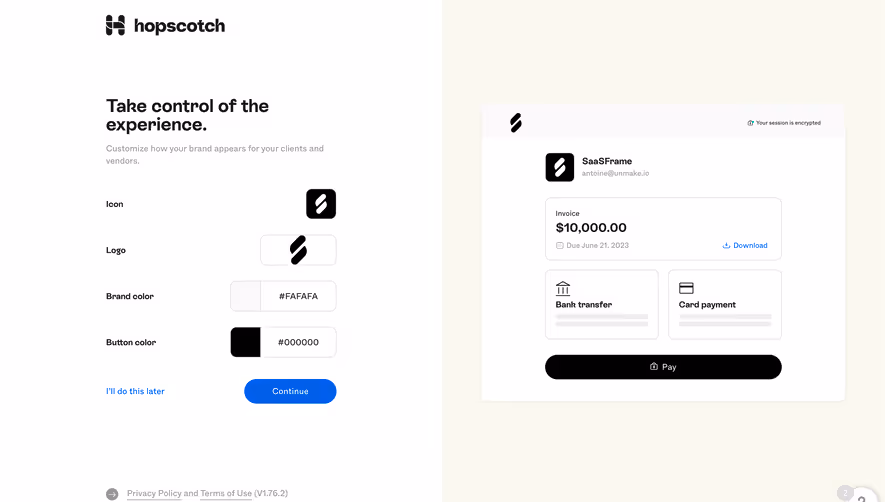 Hopscotch Appearance Customization