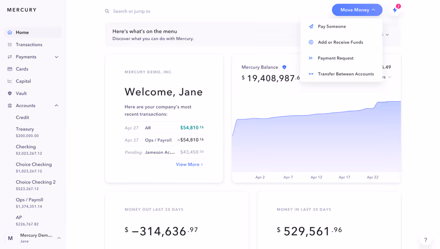 Mercury Make a Transfert