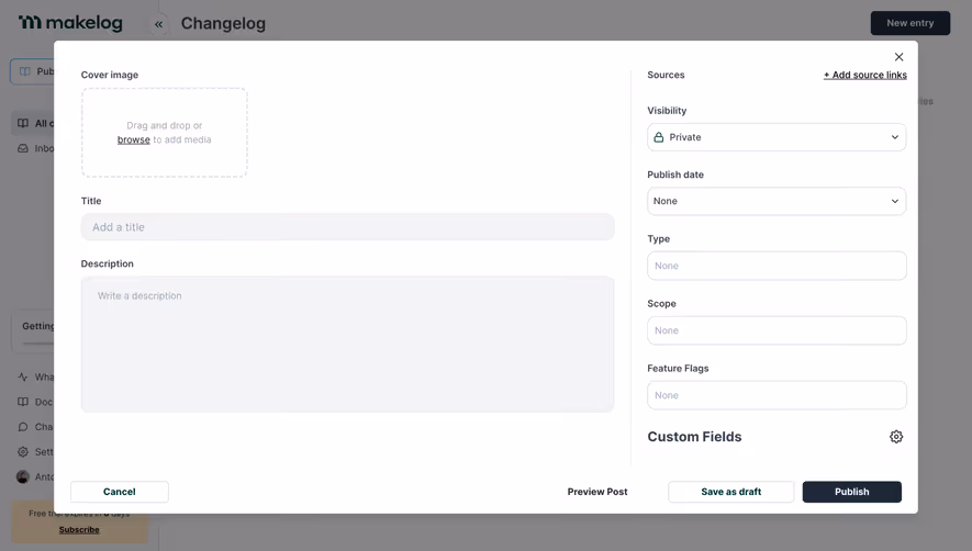 Makelog Create A Changelog Entry