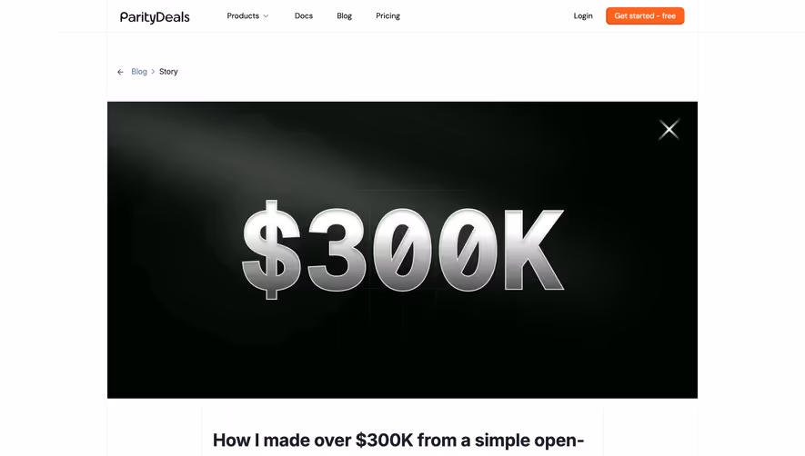 ParityDeals Blog Template