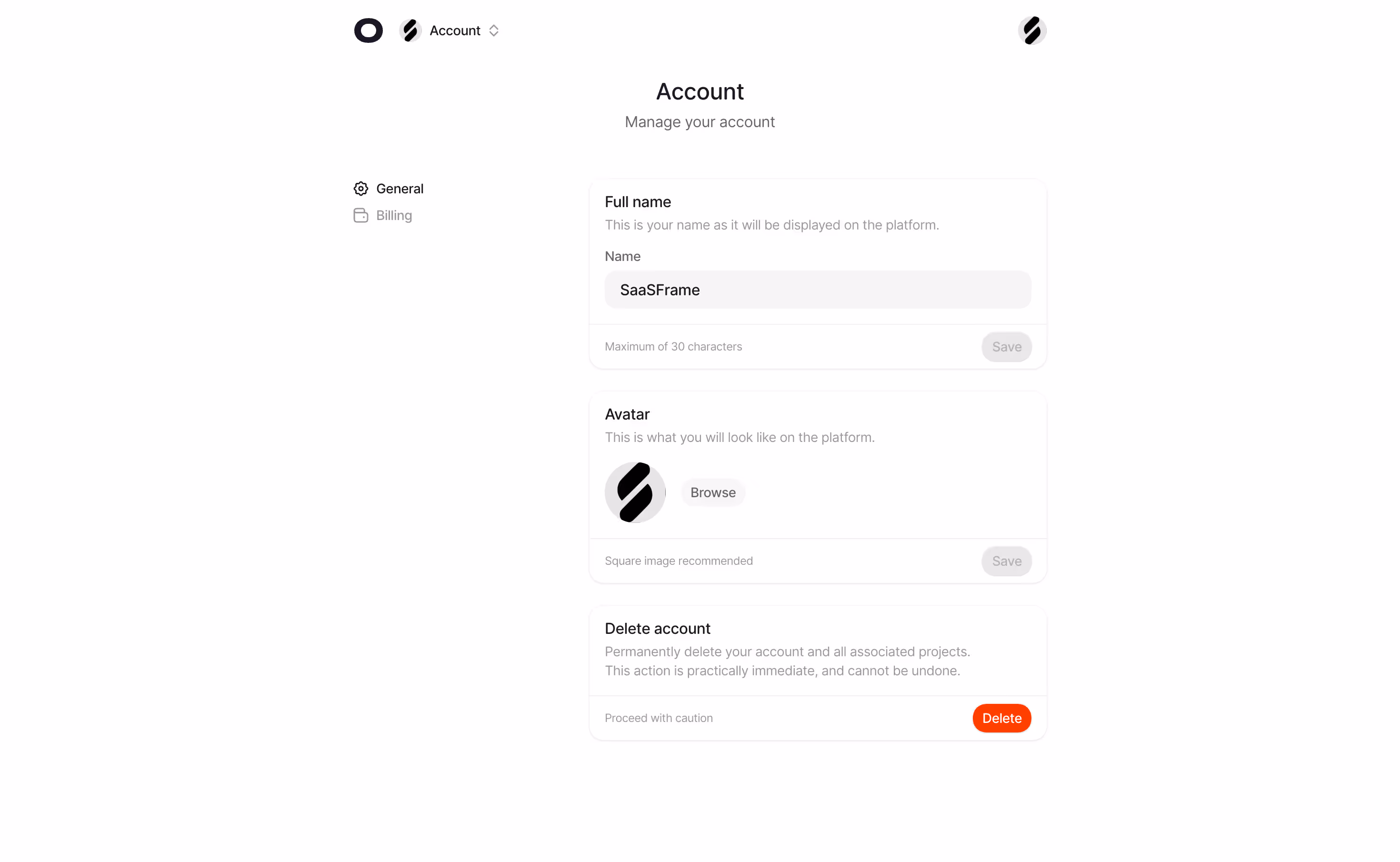 Visitors Manage Account