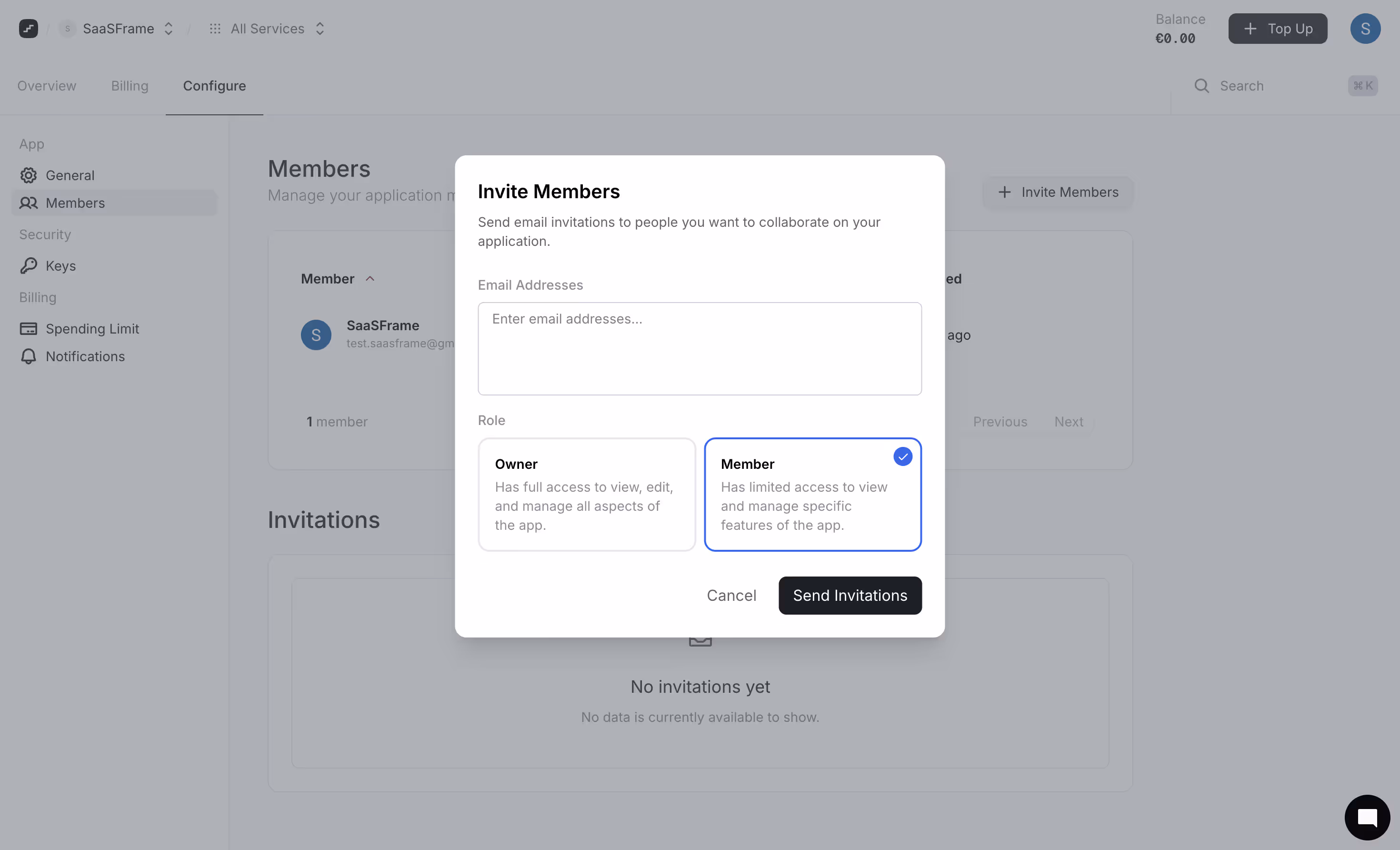 Prelude Invite Team Members
